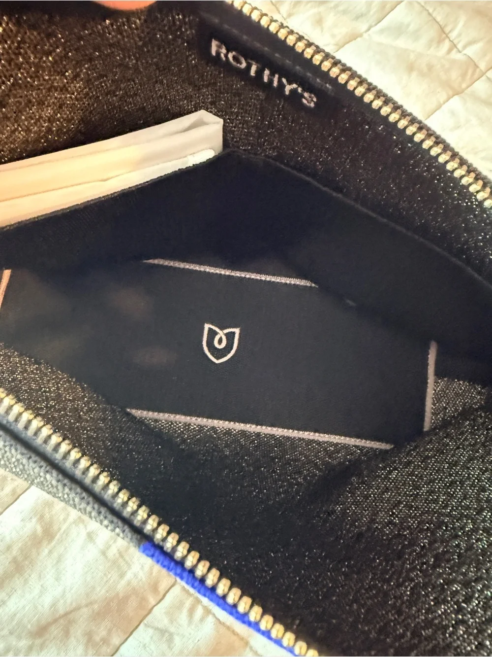 Rothy’s Daily Crossbody Sparkle Herringbone - Picture 7 of 9